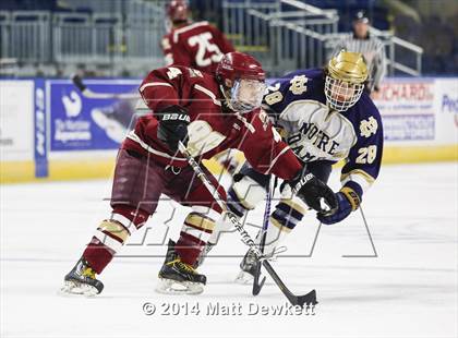 Thumbnail 3 in Boston College High vs. Notre Dame Catholic (Notre Dame New Year's Invitational Final) photogallery.