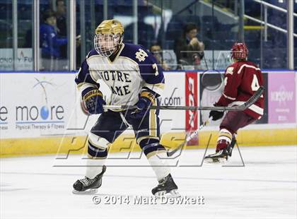 Thumbnail 1 in Boston College High vs. Notre Dame Catholic (Notre Dame New Year's Invitational Final) photogallery.