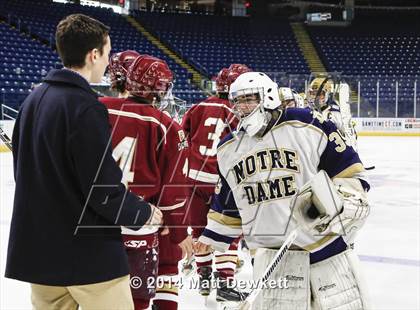 Thumbnail 1 in Boston College High vs. Notre Dame Catholic (Notre Dame New Year's Invitational Final) photogallery.