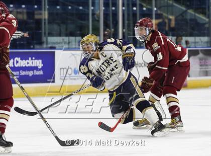 Thumbnail 1 in Boston College High vs. Notre Dame Catholic (Notre Dame New Year's Invitational Final) photogallery.