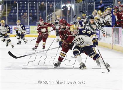 Thumbnail 2 in Boston College High vs. Notre Dame Catholic (Notre Dame New Year's Invitational Final) photogallery.