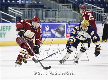Thumbnail 2 in Boston College High vs. Notre Dame Catholic (Notre Dame New Year's Invitational Final) photogallery.