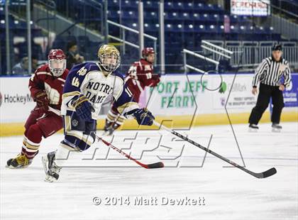 Thumbnail 3 in Boston College High vs. Notre Dame Catholic (Notre Dame New Year's Invitational Final) photogallery.