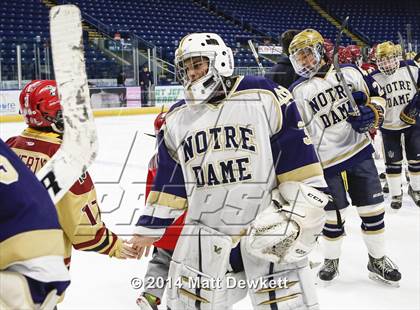 Thumbnail 2 in Boston College High vs. Notre Dame Catholic (Notre Dame New Year's Invitational Final) photogallery.