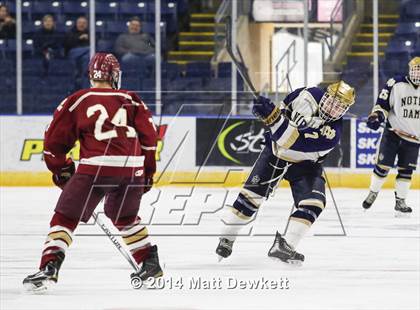 Thumbnail 3 in Boston College High vs. Notre Dame Catholic (Notre Dame New Year's Invitational Final) photogallery.