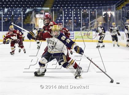 Thumbnail 2 in Boston College High vs. Notre Dame Catholic (Notre Dame New Year's Invitational Final) photogallery.