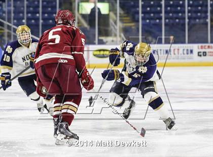 Thumbnail 3 in Boston College High vs. Notre Dame Catholic (Notre Dame New Year's Invitational Final) photogallery.