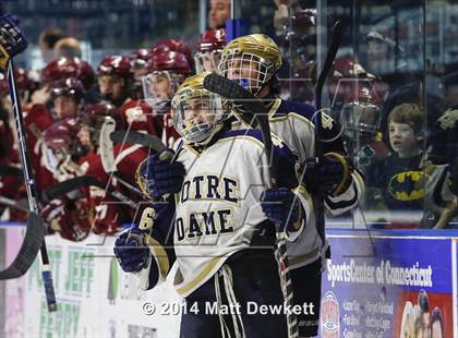 Thumbnail 1 in Boston College High vs. Notre Dame Catholic (Notre Dame New Year's Invitational Final) photogallery.