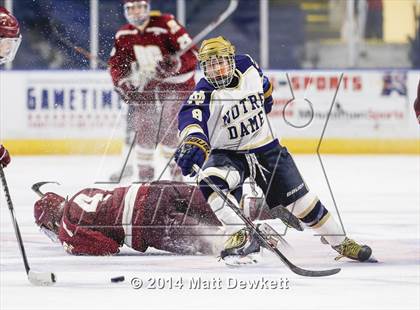 Thumbnail 1 in Boston College High vs. Notre Dame Catholic (Notre Dame New Year's Invitational Final) photogallery.