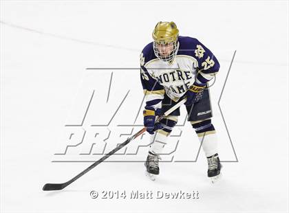 Thumbnail 2 in Boston College High vs. Notre Dame Catholic (Notre Dame New Year's Invitational Final) photogallery.