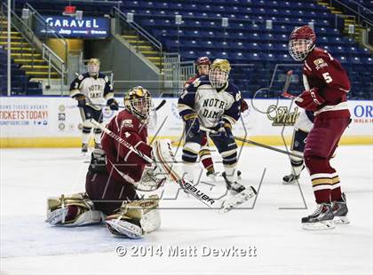 Thumbnail 2 in Boston College High vs. Notre Dame Catholic (Notre Dame New Year's Invitational Final) photogallery.