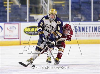 Thumbnail 1 in Boston College High vs. Notre Dame Catholic (Notre Dame New Year's Invitational Final) photogallery.