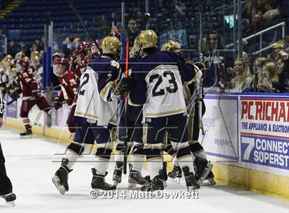 Thumbnail 1 in Boston College High vs. Notre Dame Catholic (Notre Dame New Year's Invitational Final) photogallery.