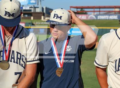 Thumbnail 2 in Flower Mound vs. Pearland (UIL 6A Baseball Semifinal Medal Ceremony) photogallery.