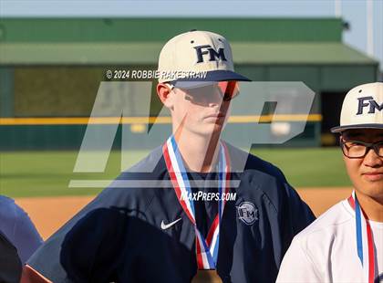 Thumbnail 1 in Flower Mound vs. Pearland (UIL 6A Baseball Semifinal Medal Ceremony) photogallery.