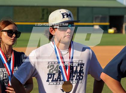 Thumbnail 2 in Flower Mound vs. Pearland (UIL 6A Baseball Semifinal Medal Ceremony) photogallery.