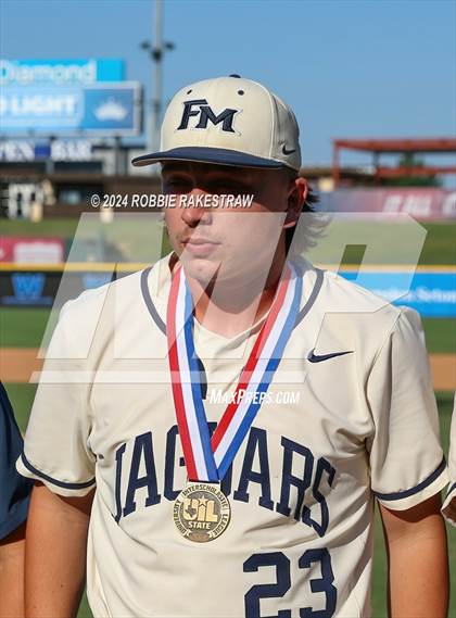 Thumbnail 3 in Flower Mound vs. Pearland (UIL 6A Baseball Semifinal Medal Ceremony) photogallery.
