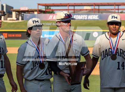 Thumbnail 2 in Flower Mound vs. Pearland (UIL 6A Baseball Semifinal Medal Ceremony) photogallery.