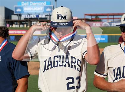 Thumbnail 2 in Flower Mound vs. Pearland (UIL 6A Baseball Semifinal Medal Ceremony) photogallery.