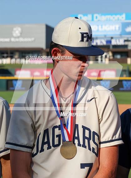 Thumbnail 1 in Flower Mound vs. Pearland (UIL 6A Baseball Semifinal Medal Ceremony) photogallery.