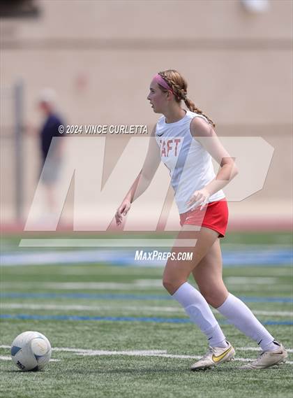Thumbnail 3 in Round Rock vs. Taft (UIL 6A Soccer Regional Semifinal) photogallery.