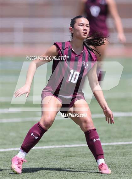 Thumbnail 2 in Round Rock vs. Taft (UIL 6A Soccer Regional Semifinal) photogallery.