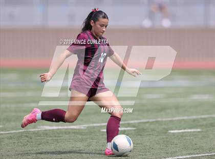 Thumbnail 3 in Round Rock vs. Taft (UIL 6A Soccer Regional Semifinal) photogallery.