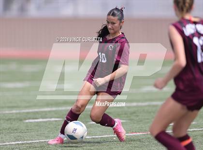 Thumbnail 2 in Round Rock vs. Taft (UIL 6A Soccer Regional Semifinal) photogallery.