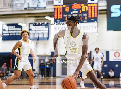 Thumbnail 1 in Calvary Christian Academy vs. Roselle Catholic (Metro Classic) photogallery.