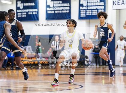 Thumbnail 3 in Calvary Christian Academy vs. Roselle Catholic (Metro Classic) photogallery.