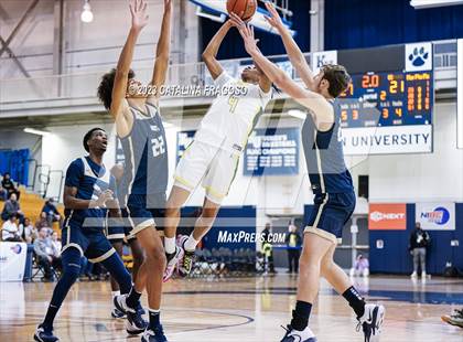 Thumbnail 1 in Calvary Christian Academy vs. Roselle Catholic (Metro Classic) photogallery.