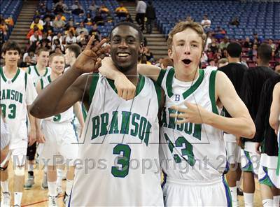 Thumbnail 3 in Renaissance Academy vs. Branson (CIF State D5 Final) photogallery.