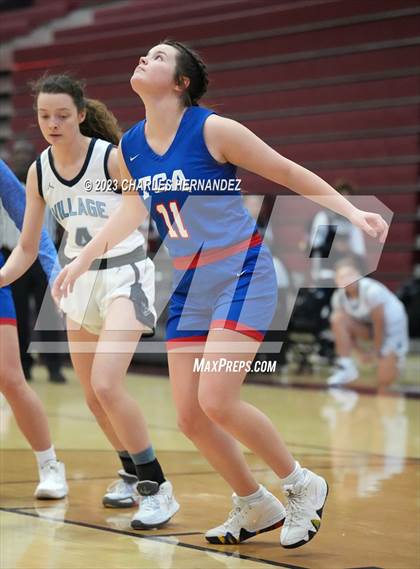 Thumbnail 2 in Village vs. Trinity Christian (TAPPS 6A Area Playoff)  photogallery.