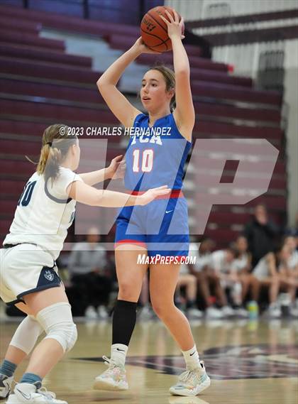 Thumbnail 1 in Village vs. Trinity Christian (TAPPS 6A Area Playoff)  photogallery.