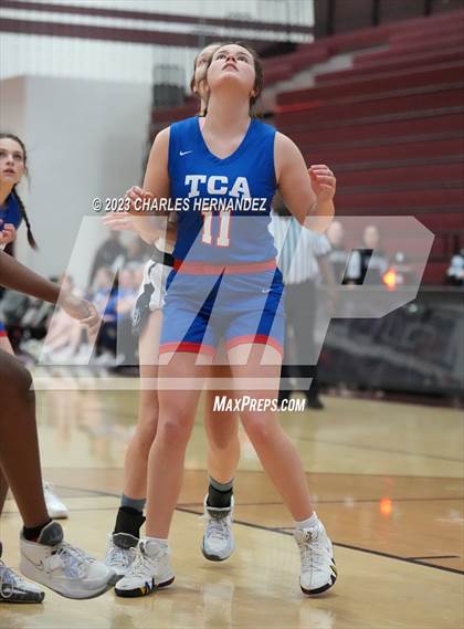 Thumbnail 3 in Village vs. Trinity Christian (TAPPS 6A Area Playoff)  photogallery.