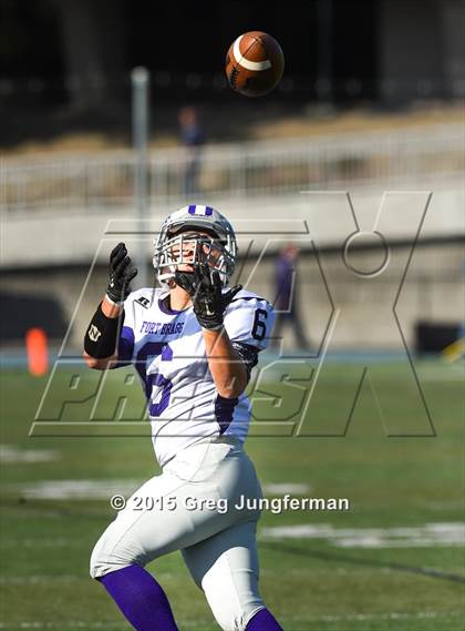 Thumbnail 1 in Fort Bragg @ Marin Catholic (CIF NCS D4 Playoff) photogallery.