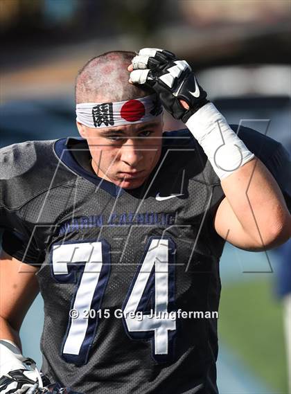 Thumbnail 1 in Fort Bragg @ Marin Catholic (CIF NCS D4 Playoff) photogallery.