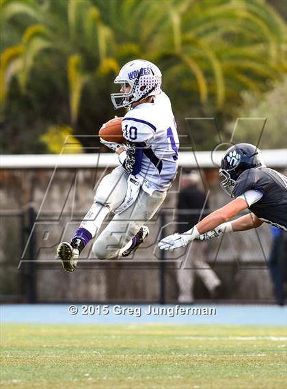Thumbnail 3 in Fort Bragg @ Marin Catholic (CIF NCS D4 Playoff) photogallery.