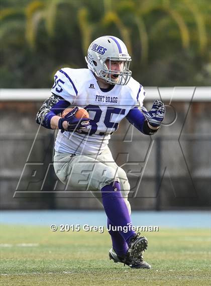 Thumbnail 1 in Fort Bragg @ Marin Catholic (CIF NCS D4 Playoff) photogallery.
