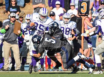 Thumbnail 1 in Fort Bragg @ Marin Catholic (CIF NCS D4 Playoff) photogallery.