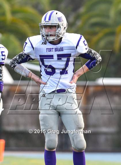Thumbnail 2 in Fort Bragg @ Marin Catholic (CIF NCS D4 Playoff) photogallery.