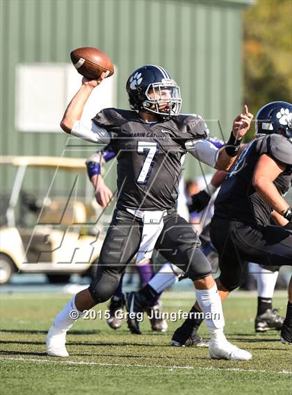 Thumbnail 3 in Fort Bragg @ Marin Catholic (CIF NCS D4 Playoff) photogallery.