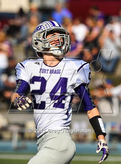 Thumbnail 3 in Fort Bragg @ Marin Catholic (CIF NCS D4 Playoff) photogallery.