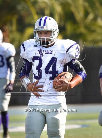 Thumbnail 2 in Fort Bragg @ Marin Catholic (CIF NCS D4 Playoff) photogallery.