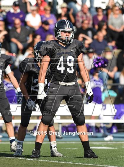 Thumbnail 2 in Fort Bragg @ Marin Catholic (CIF NCS D4 Playoff) photogallery.
