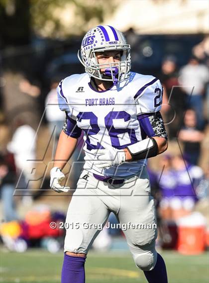 Thumbnail 3 in Fort Bragg @ Marin Catholic (CIF NCS D4 Playoff) photogallery.