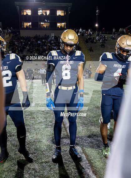 Thumbnail 1 in Poway vs. Mater Dei Catholic (CIF SDS Division 2 Championship) photogallery.