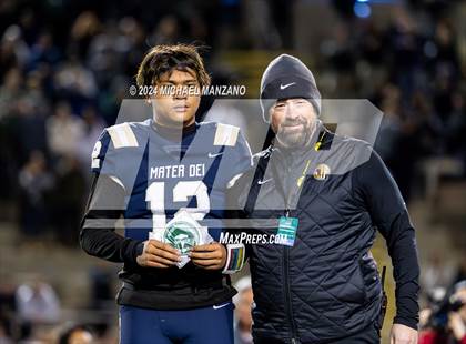 Thumbnail 1 in Poway vs. Mater Dei Catholic (CIF SDS Division 2 Championship) photogallery.