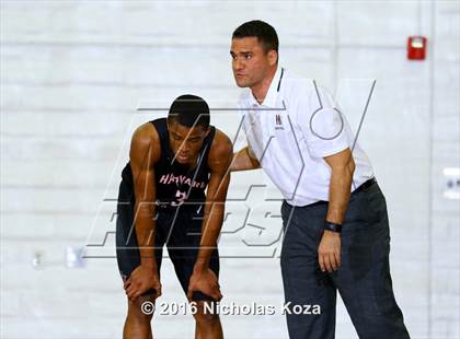 Thumbnail 3 in Oaks Christian vs. Harvard-Westlake (Calabasas Showcase) photogallery.