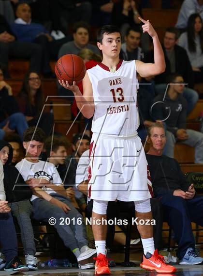 Thumbnail 1 in Oaks Christian vs. Harvard-Westlake (Calabasas Showcase) photogallery.